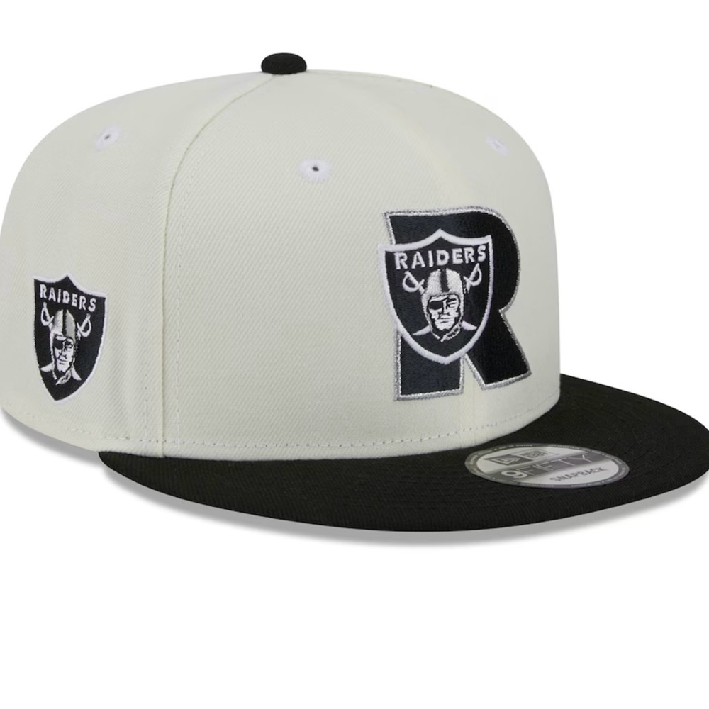New Era Raiders Cap - Cream and Black - NWT